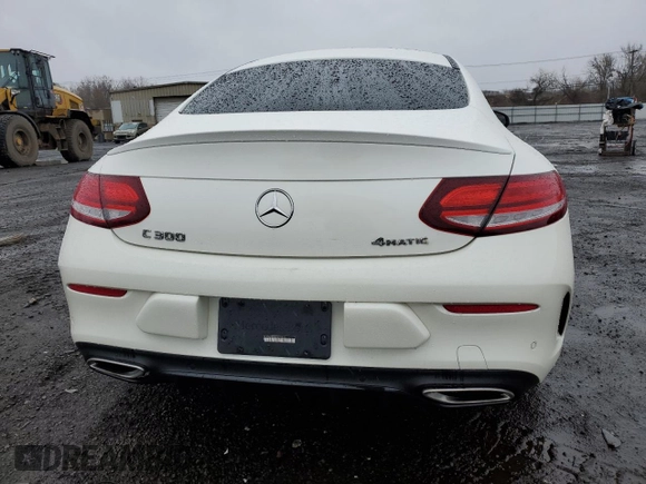 2021 Mercedes-Benz C 300 with VIN W1KWJ8EB6MG051313, listed as a Copart auction lot 52004095 with 57,684 mi miles and Salvage title. Bid and sale history available at DreamBid. Image 6.