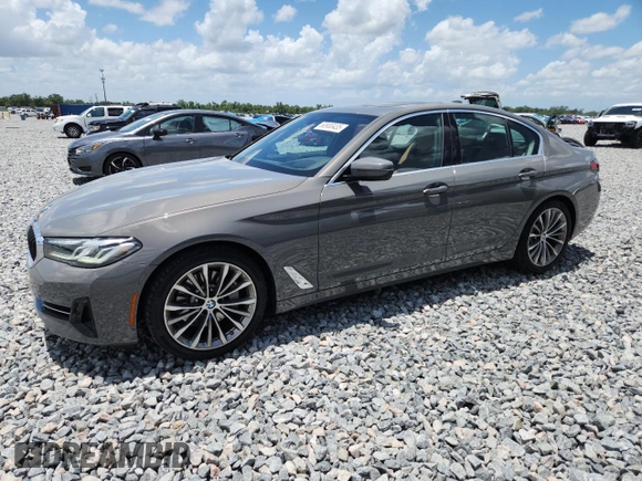 2021 BMW 5 Series 530i xDrive with VIN WBA13BJ00MWX12997, listed as a Copart auction lot 60900435 with 55,064 mi miles and Salvage title. Bid and sale history available at DreamBid. Image 1.