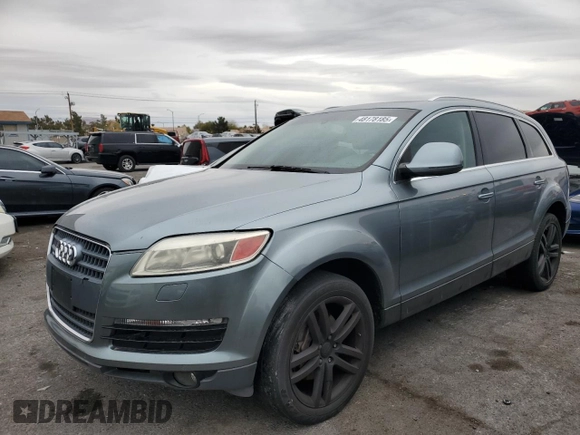 2007 Audi Q7 Premium with VIN WA1BY74L97D070849, listed as a Copart auction lot 48178185 with 223,138 mi miles and Salvage title. Bid and sale history available at DreamBid. Image 1.