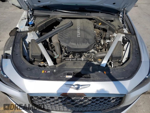 2019 Genesis G70 3.3T Advanced with VIN KMTG34LE2KU014936, listed as a Copart auction lot 74771744 with 29,245 mi miles and Salvage Title. Bid and sale history available at carsss.com. Image 11.