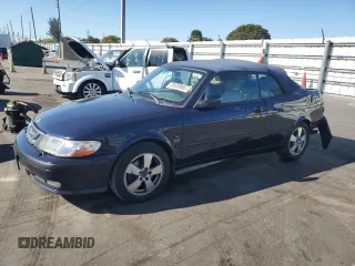 2003 Saab 9-3 SE z VIN YS3DF78K337012792, wystawiony jako Copart lot #49609865 z przebiegiem 66 908 mil mil oraz Szkoda całkowita • Salvage title. Historia ofert i sprzedaży dostępna na DreamBid. Obrazek 1.