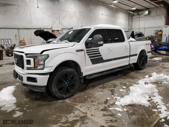 2019 Ford F-150 XL with VIN 1FTFW1E41KFC97810, listed as a Copart auction lot 45573835 with 94,664 mi miles and Non Repairable. Bid and sale history available at carsss.com. Image 1.
