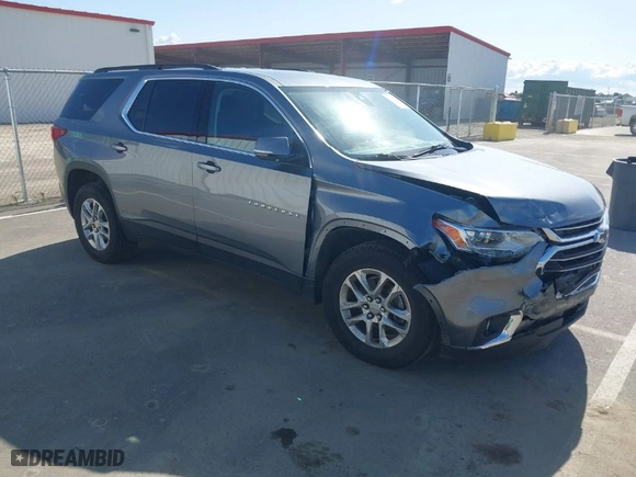 2020 Chevrolet Traverse LT Cloth with VIN 1GNEVGKW9LJ288429, listed as a IAAI auction lot 41934510 with 68,592 mi miles. Bid and sale history available at carsss.com. Image 1.