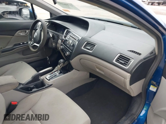 2013 Honda Civic LX with VIN 2HGFB2F57DH592390, listed as a IAAI auction lot 41946592 with 157,314 mi miles and . Bid and sale history available at DreamBid. Image 5.