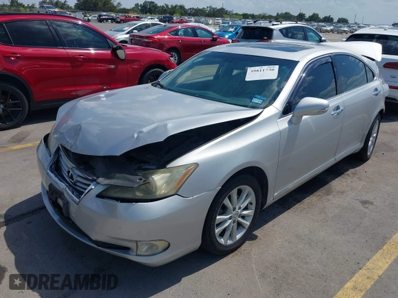 2011 Lexus ES with VIN JTHBK1EG9B2456504, listed as a IAAI auction lot 39811730 with 306,785 mi miles. Bid and sale history available at carsss.com. Image 21.