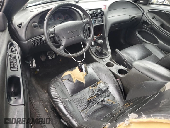 2002 Ford Mustang GT Deluxe with VIN 1FAFP45X32F166506, listed as a Copart auction lot 59657675 with 163,976 mi miles and Salvage title. Bid and sale history available at DreamBid. Image 8.