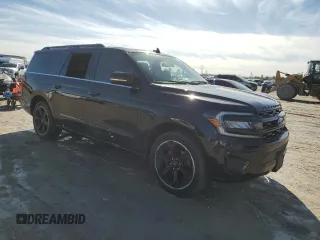 2022 Ford Expedition Max Limited with VIN 1FMJK2AT0NEA34755, listed as a Copart auction lot 43462315 with 36,236 mi miles and Salvage title. Bid and sale history available at DreamBid. Image 4.