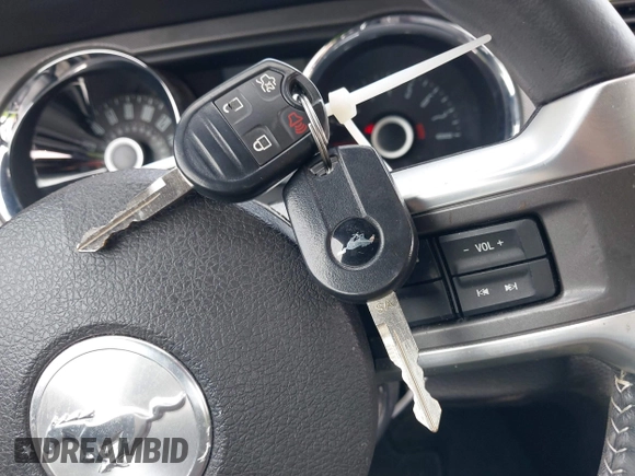 2014 Ford Mustang V6 with VIN 1ZVBP8AM9E5273871, listed as a IAAI auction lot 42457947 with 129,175 mi miles and . Bid and sale history available at DreamBid. Image 11.