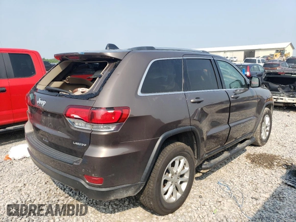 2021 Jeep Grand Cherokee Laredo E z VIN 1C4RJEAG7MC511092, wystawiony jako Copart lot #59144995 z przebiegiem 65 086 mil mil oraz Czysty tytuł • Clean title. Historia ofert i sprzedaży dostępna na DreamBid. Obrazek 3.