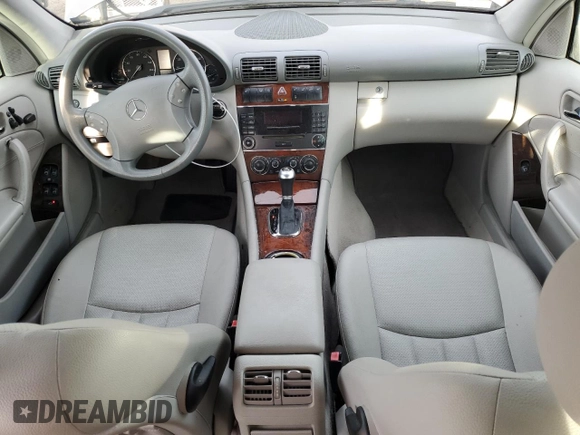 2006 Mercedes-Benz C 280 Luxury with VIN WDBRF92H56F793197, listed as a Copart auction lot 45790785 with 130,791 mi miles and Clean Title. Bid and sale history available at DreamBid. Image 8.