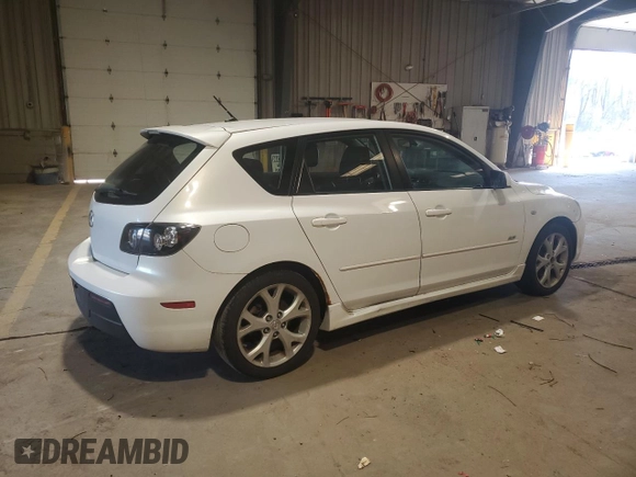 2008 Mazda 3 s GT *Ltd Avail* with VIN JM1BK344081167157, listed as a Copart auction lot 53884935 with 170,060 mi miles and Clean Title. Bid and sale history available at carsss.com. Image 3.