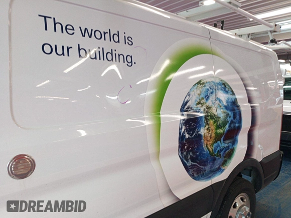 2021 Ford Transit Cargo with VIN 1FTBR2YG2MKA51800, listed as a IAAI auction lot 42793917 with 61,733 mi miles and . Bid and sale history available at DreamBid. Image 4.