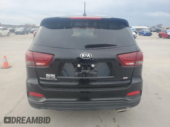 2020 Kia Sorento LX with VIN 5XYPG4A38LG684529, listed as a Copart auction lot 89009425 with 65,338 mi miles and Clean Title. Bid and sale history available at carsss.com. Image 6.