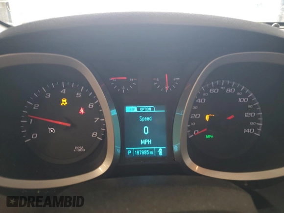 2016 Chevrolet Equinox LT with VIN 2GNALCEK5G1156483, listed as a Copart auction lot 50737205 with 197,995 mi miles and Non Repairable. Bid and sale history available at carsss.com. Image 9.
