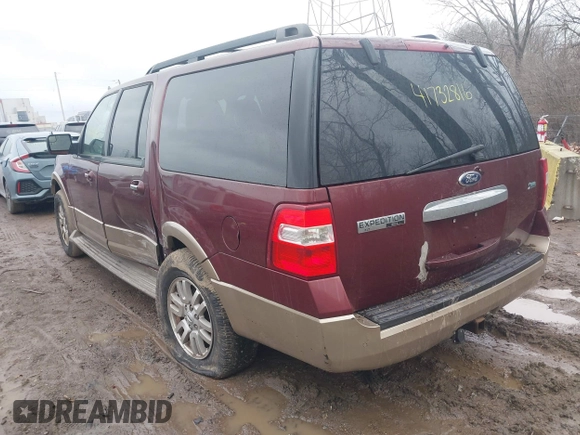 2012 Ford Expedition EL King Ranch with VIN 1FMJK1J59CEF29500, listed as a IAAI auction lot 41732816 with 163,697 mi miles. Bid and sale history available at carsss.com. Image 3.