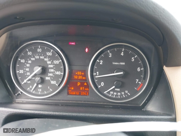2015 BMW X1 sDrive28i with VIN WBAVM1C50FV314957, listed as a IAAI auction lot 41816402 with 148,410 mi miles. Bid and sale history available at carsss.com. Image 7.