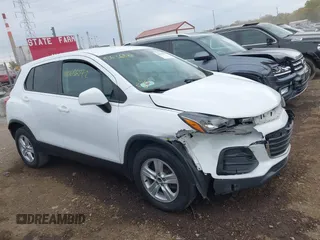 2020 Chevrolet Trax LS with VIN KL7CJKSB8LB074986, listed as a IAAI auction lot 40656872 with 128,582 mi miles and . Bid and sale history available at carsss.com. Image 1.
