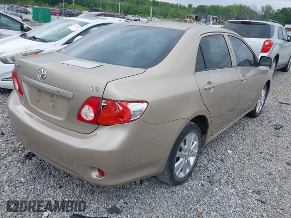 2009 Toyota Corolla with VIN 2T1BU40EX9C041643, listed as a IAAI auction lot 42158455 with 194,336 mi miles. Bid and sale history available at carsss.com. Image 4.