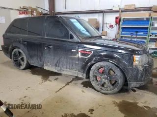2013 Land Rover Range Rover Sport SC with VIN SALSH2E46DA775369, listed as a Copart auction lot 48783555 with 117,915 mi miles and Salvage Title. Bid and sale history available at carsss.com. Image 4.