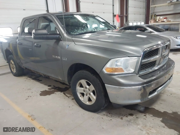 2010 Dodge Ram 1500 SLT with VIN 1D7RV1CT0AS200098, listed as a IAAI auction lot 41813191 with 186,674 mi miles. Bid and sale history available at carsss.com. Image 1.