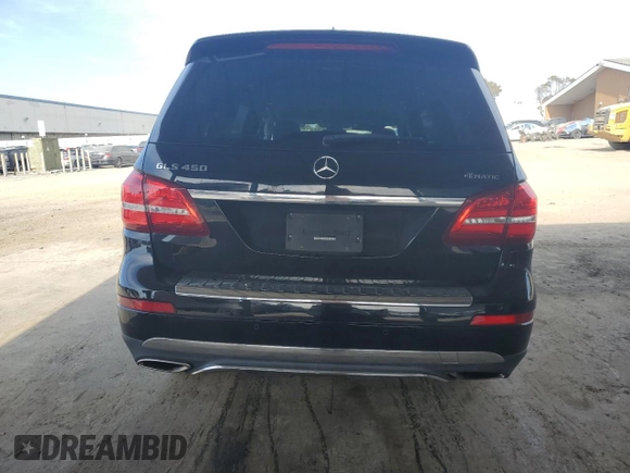 2018 Mercedes-Benz GLS with VIN 4JGDF6EE2JB076621, listed as a Copart auction lot 54197195 with 66,493 mi miles and Salvage Title. Bid and sale history available at carsss.com. Image 6.