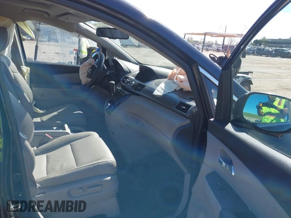 2015 Honda Odyssey EX-L with VIN 5FNRL5H68FB079528, listed as a IAAI auction lot 41893783 with 90,371 mi miles and . Bid and sale history available at DreamBid. Image 5.