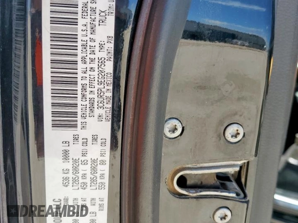 2014 Ram 2500 Longhorn with VIN 3C6UR5PL9EG207565, listed as a Copart auction lot 54276045 with 125,266 mi miles and Salvage Title. Bid and sale history available at carsss.com. Image 12.