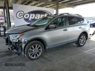 2017 Toyota RAV4 Limited with VIN 2T3YFREV2HW314377, listed as a Copart auction lot 53508615 with 143,004 mi miles and Salvage Title. Bid and sale history available at carsss.com. Image 1.
