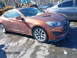 2013 Hyundai Genesis Coupe R-Spec with VIN KMHHT6KD2DU084006, listed as a IAAI auction lot 41630418 with 87,605 mi miles and . Bid and sale history available at DreamBid. Image 1.