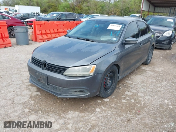 2011 Volkswagen Jetta SE with VIN 3VWDX7AJ4BM373777, listed as a IAAI auction lot 41895466 with 222,542 mi miles and . Bid and sale history available at DreamBid. Image 2.