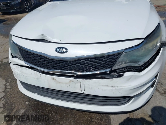 2016 Kia Optima LX with VIN 5XXGT4L3XGG054286, listed as a IAAI auction lot 41924937 with 146,555 mi miles. Bid and sale history available at carsss.com. Image 6.