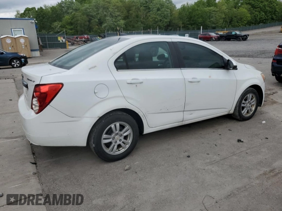 2012 Chevrolet Sonic LT z VIN 1G1JC5SH4C4186305, wystawiony jako Copart lot #58622825 z przebiegiem 185 868 mil mil oraz Czysty tytuł • Clean title. Historia ofert i sprzedaży dostępna na DreamBid. Obrazek 3.