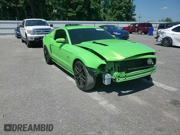 2013 Ford Mustang GT with VIN 1ZVBP8CF2D5210785, listed as a Copart auction lot 61010675 with 158,341 mi miles and Salvage title. Bid and sale history available at DreamBid. Image 13.