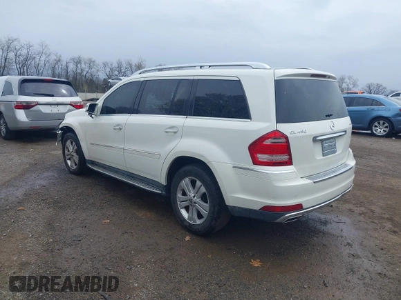 2011 Mercedes-Benz GL-Class GL 450 with VIN 4JGBF7BE0BA730685, listed as a IAAI auction lot 42029019 with 142,190 mi miles. Bid and sale history available at carsss.com. Image 3.