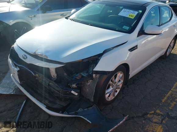 2013 Kia Optima EX with VIN 5XXGN4A79DG199153, listed as a IAAI auction lot 41737349 with 135,000 mi miles. Bid and sale history available at carsss.com. Image 6.
