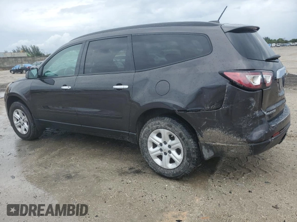 2017 Chevrolet Traverse LS z VIN 1GNKRFED8HJ156393, wystawiony jako Copart lot #56625875 z przebiegiem 92 125 mil mil oraz Szkoda całkowita • Salvage title. Historia ofert i sprzedaży dostępna na DreamBid. Obrazek 2.