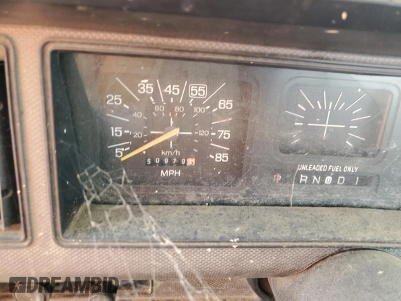 1986 Ford F-150 with VIN 1FTEF14N4GPB75627, listed as a Copart auction lot 68847924 with 50,979 mi miles and Salvage Title. Bid and sale history available at carsss.com. Image 9.