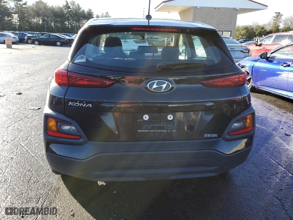2021 Hyundai Kona SE with VIN KM8K12AA9MU662078, listed as a Copart auction lot 43688795 with 58,498 mi miles and Salvage Title. Bid and sale history available at carsss.com. Image 6.