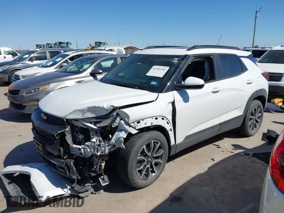 2022 Chevrolet TrailBlazer ACTIV with VIN KL79MVSL4NB146586, listed as a IAAI auction lot 41701392 with 18,662 mi miles. Bid and sale history available at carsss.com. Image 17.