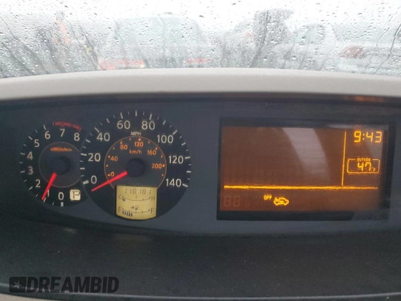 2005 Nissan Quest SL with VIN 5N1BV28U85N101774, listed as a Copart auction lot 84870634 with 118,181 mi miles and Salvage Title. Bid and sale history available at carsss.com. Image 9.
