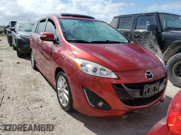 2015 Mazda Mazda5 Grand Touring with VIN JM1CW2DL6F0183733, listed as a Copart auction lot 76591094 with 74,946 mi miles and Clean Title. Bid and sale history available at carsss.com. Image 5.