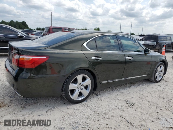 2010 Lexus LS 460 with VIN JTHBL5EF1A5097531, listed as a Copart auction lot 54431565 with 149,100 mi miles and Salvage Title. Bid and sale history available at DreamBid. Image 3.