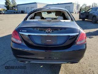 2018 Mercedes-Benz C 300 with VIN 55SWF4JB2JU279520, listed as a Copart auction lot 48434885 with 63,357 mi miles and Salvage title. Bid and sale history available at DreamBid. Image 6.