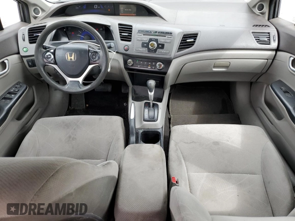 2012 Honda Civic EX with VIN 2HGFB2F86CH330174, listed as a Copart auction lot 56070795 with 137,040 mi miles and Salvage Title. Bid and sale history available at DreamBid. Image 8.