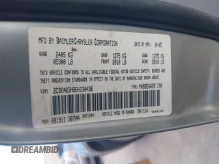 2006 Chrysler 300 C z VIN 2C3KA63H86H230436, wystawiony jako IAAI lot #42474791 z przebiegiem 231 624 mil mil oraz . Historia ofert i sprzedaży dostępna na DreamBid. Obrazek 9.