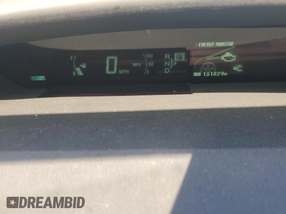 2010 Toyota Prius II with VIN JTDKN3DU7A0064319, listed as a Copart auction lot 51833735 with 151,829 mi miles and Non Repairable. Bid and sale history available at DreamBid. Image 9.