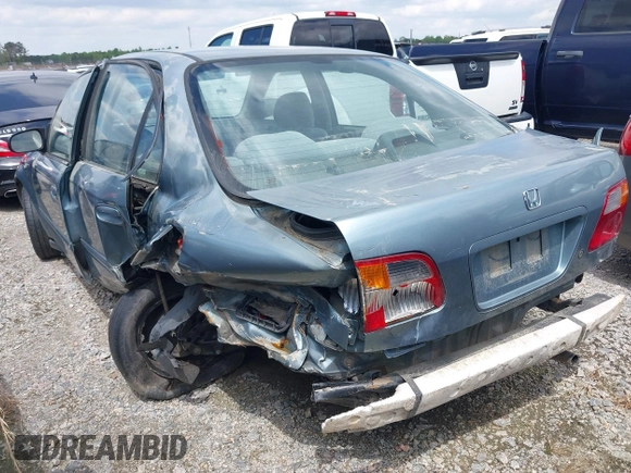 2000 Honda Civic VP with VIN 2HGEJ6614YH581615, listed as a IAAI auction lot 41902740 with 236,478 mi miles. Bid and sale history available at carsss.com. Image 6.