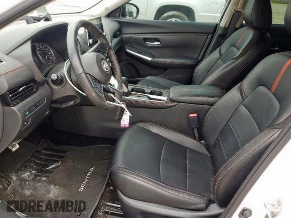 2024 Nissan Sentra SR with VIN 3N1AB8DV2RY382265, listed as a Copart auction lot 58528095 with 20,314 mi miles and Salvage title. Bid and sale history available at DreamBid. Image 7.