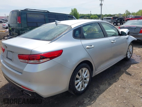 2018 Kia Optima LX with VIN 5XXGT4L37JG260818, listed as a IAAI auction lot 42114545 with 104,688 mi miles and . Bid and sale history available at carsss.com. Image 4.
