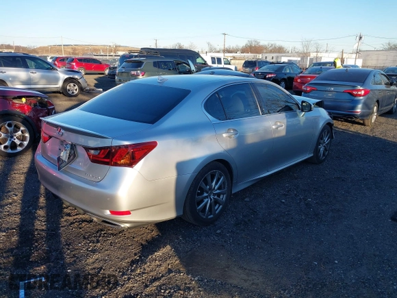 2014 Lexus GS 350 with VIN JTHBE1BLXE5041932, listed as a IAAI auction lot 41039999 with 249,288 mi miles and . Bid and sale history available at DreamBid. Image 4.